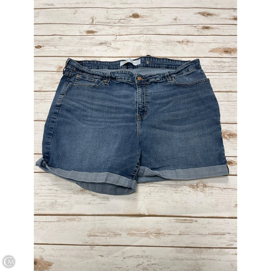 Shorts By Levis In Blue Denim, Size: 22