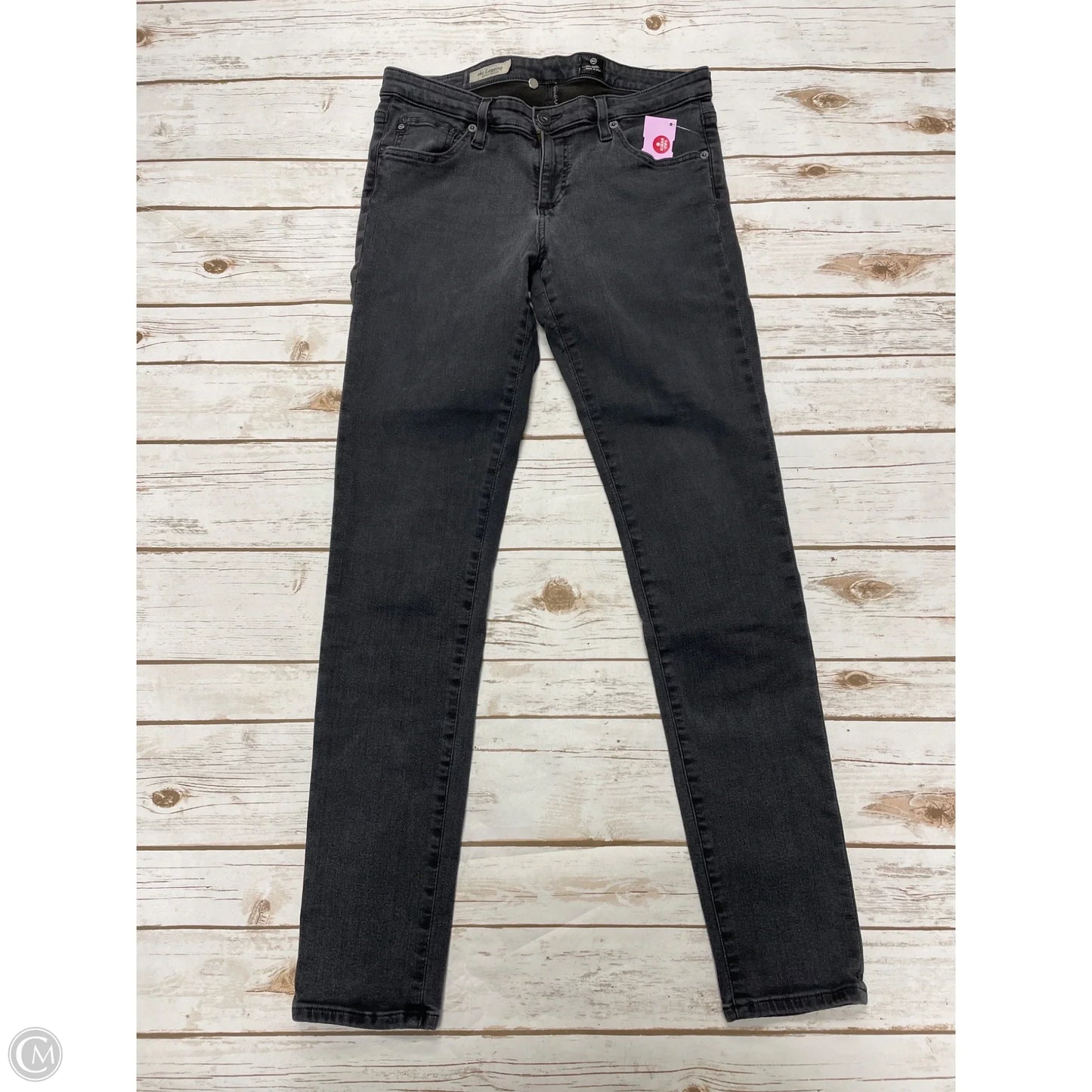 Jeans Skinny By Adriano Goldschmied In Grey Denim, Size: 12