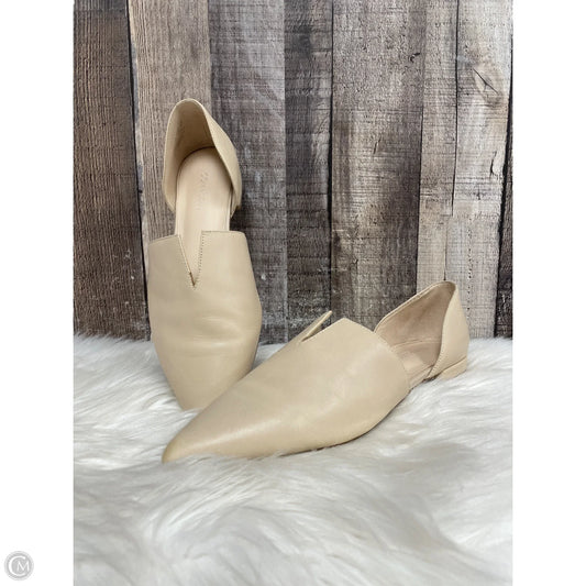 Shoes Flats By Cme In Cream, Size: 7.5