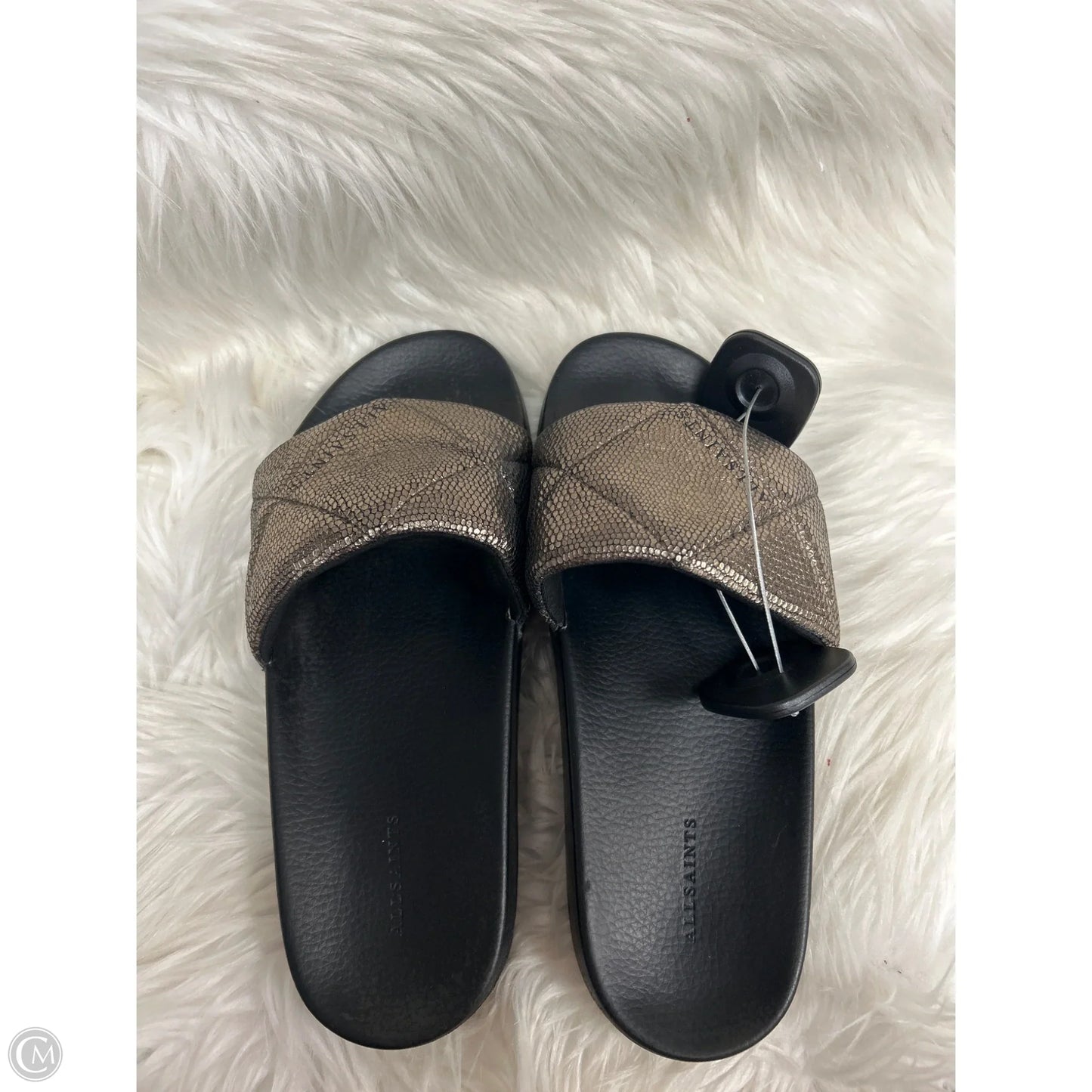 Sandals Designer By All Saints In Bronze, Size: 9