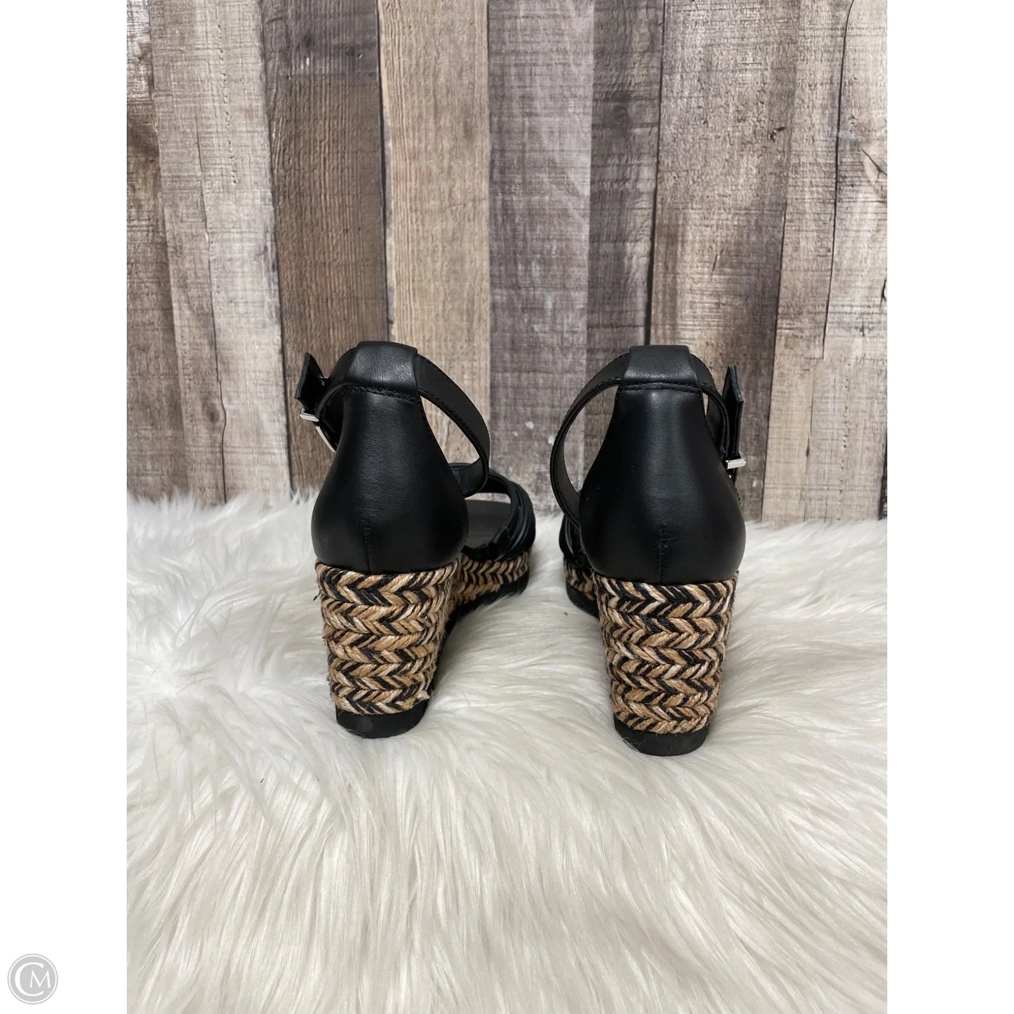 Sandals Heels Wedge By Vince Camuto In Multi-colored, Size: 9