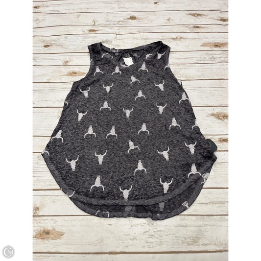 Top Sleeveless By Zoe And Liv In Grey, Size: Xl