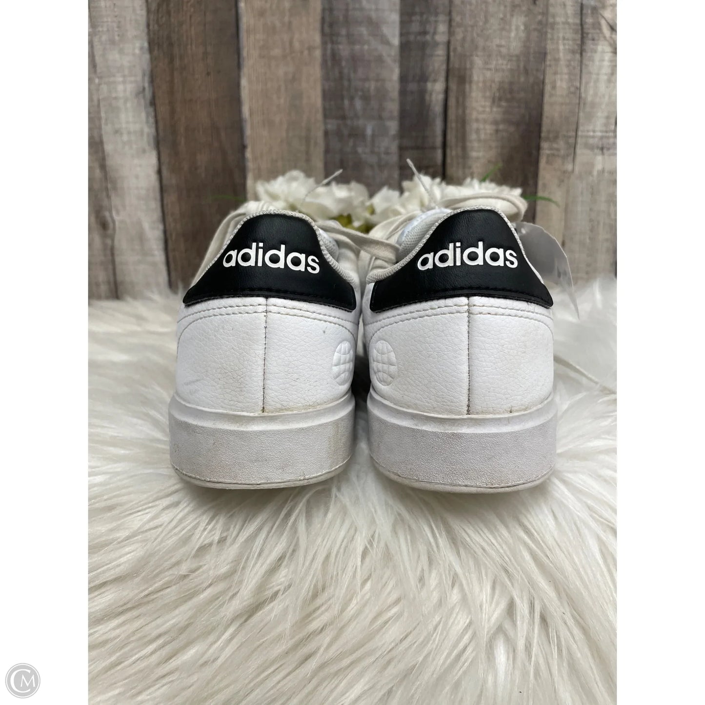 Shoes Athletic By Adidas In Black & White, Size: 7.5