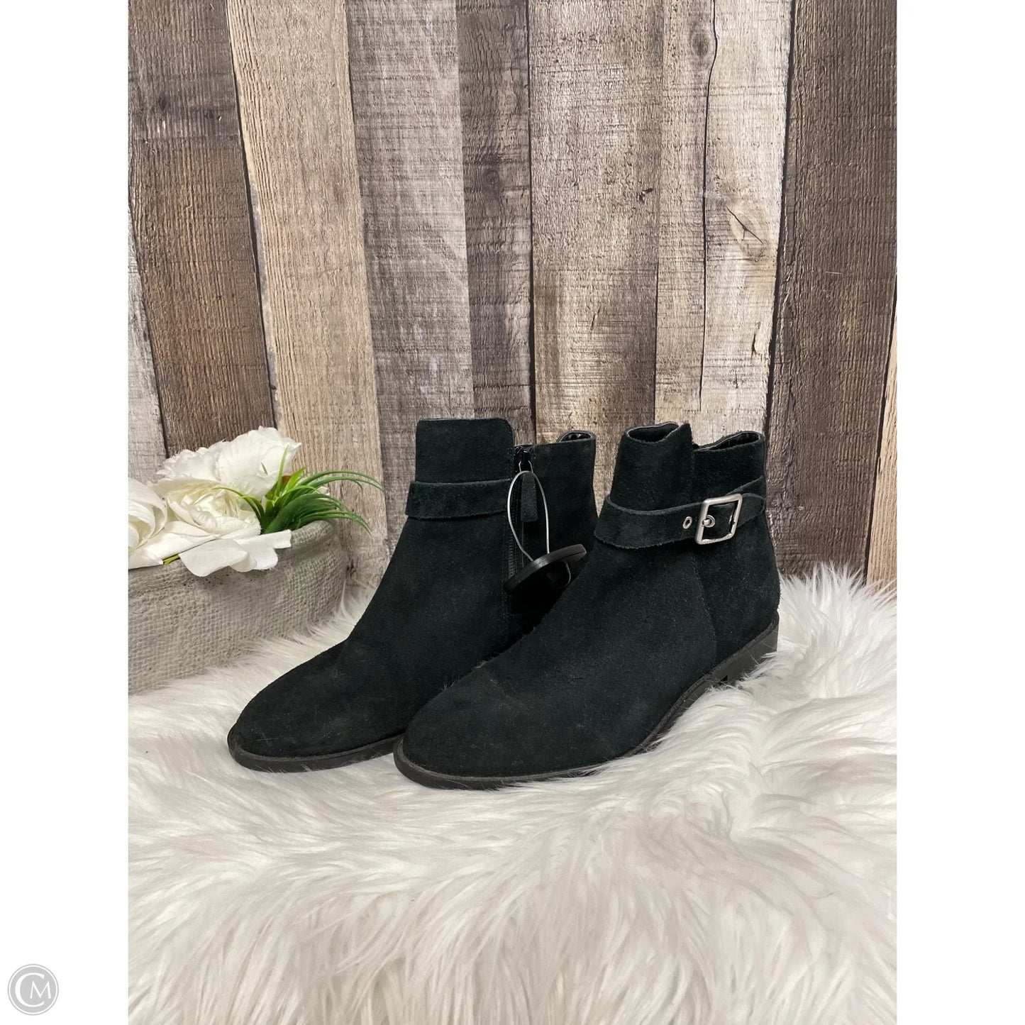 Boots Ankle Heels By Cole-haan In Black, Size: 7