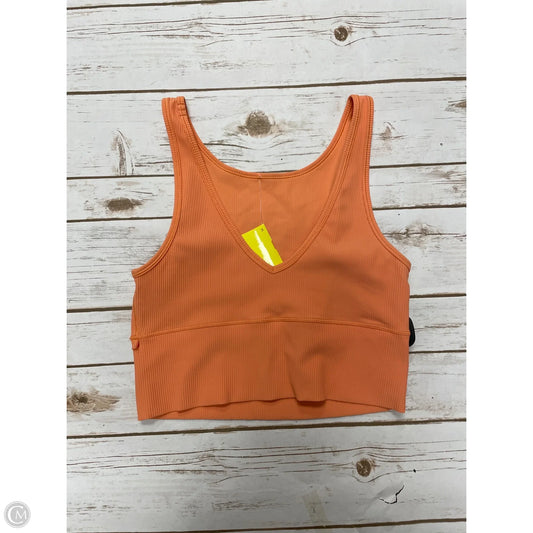 Athletic Tank Top By Lululemon In Orange, Size: M