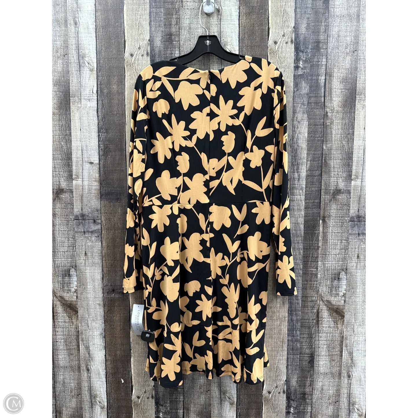 Dress Casual Midi By London Style In Black, Size: 14