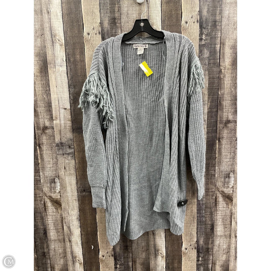Sweater Cardigan By Cme In Grey, Size: M