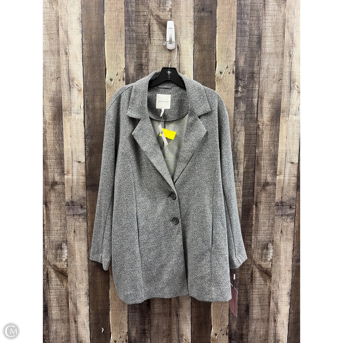 Blazer By Avec Les Filles In Grey, Size: L