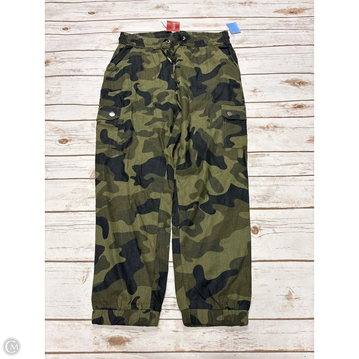 Pants Joggers By Guess In Camouflage Print, Size: Xs