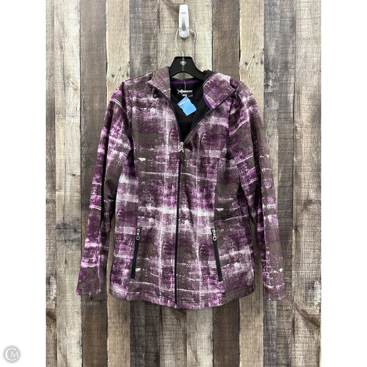 Athletic Jacket By Xersion In Brown & Purple, Size: S