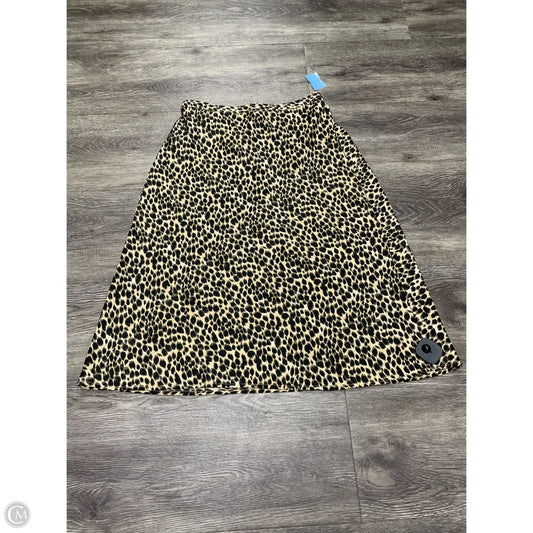 Skirt Midi By J. Crew In Animal Print, Size: S