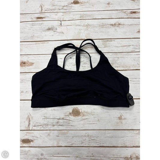 Athletic Bra By Lululemon In Black, Size: 12