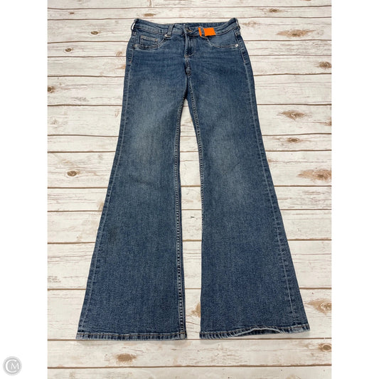 Jeans Flared By Divided In Blue, Size: 4