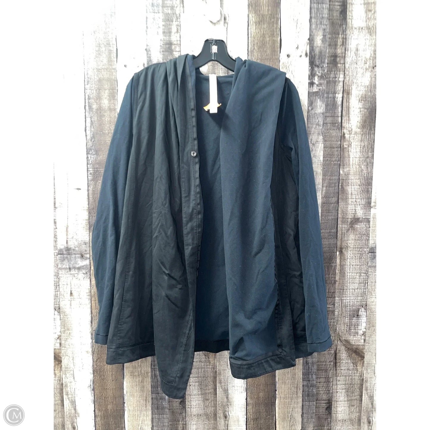 Athletic Jacket By Lululemon In Black, Size: 8