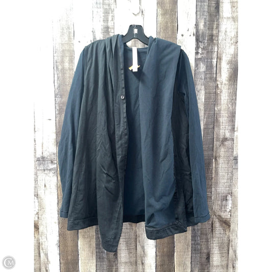 Athletic Jacket By Lululemon In Black, Size: 8