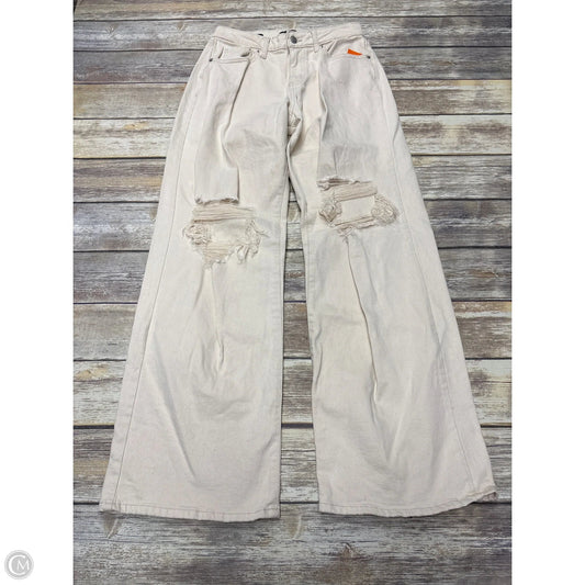 Jeans Wide Leg By Wild Fable In Cream, Size: 4