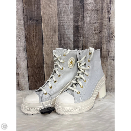 Shoes Heels Block By Converse In Grey, Size: 9