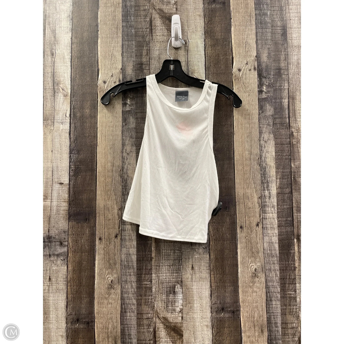 Tank Top By Olivia Rae In White, Size: L