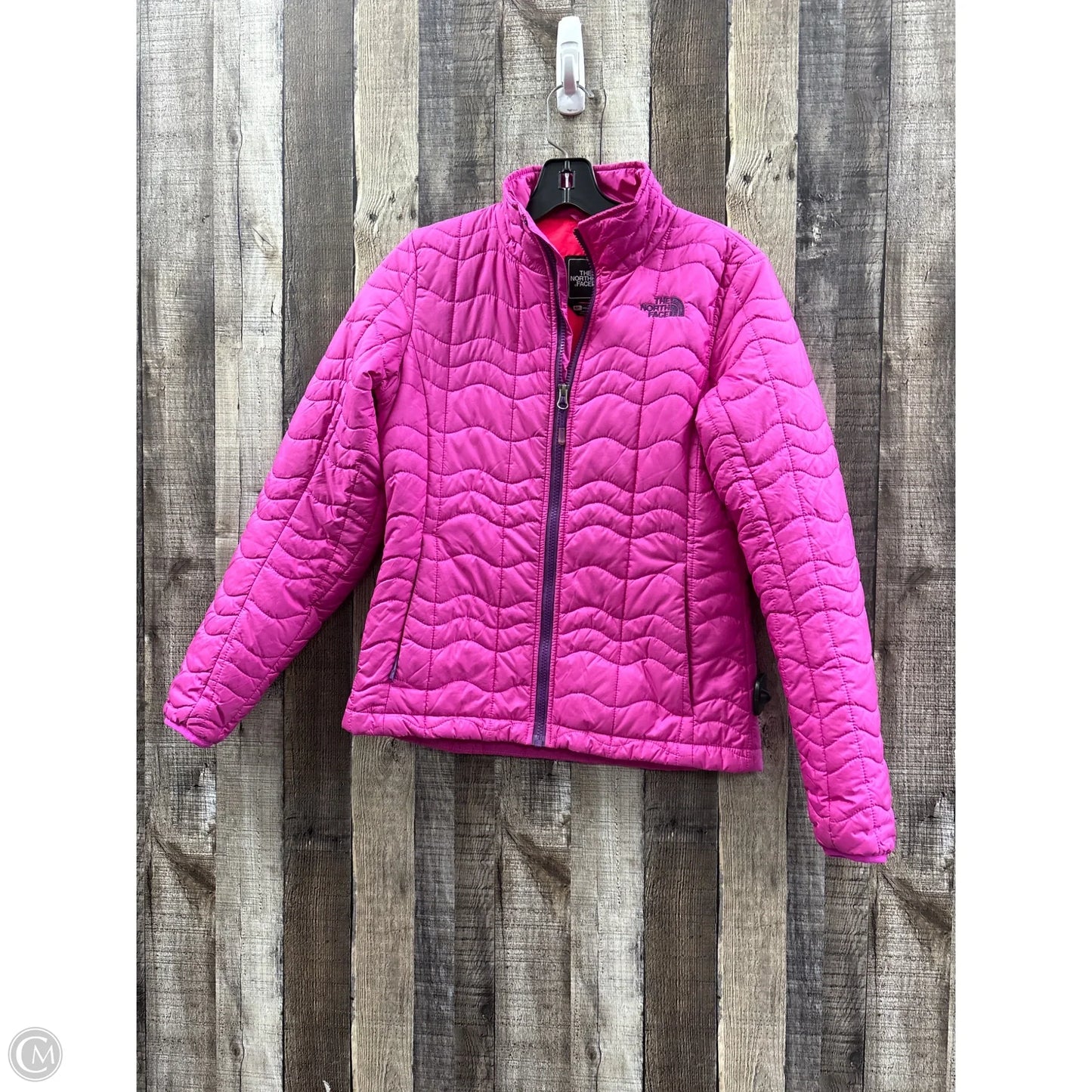 Jacket Puffer & Quilted By The North Face In Pink & Purple, Size: S