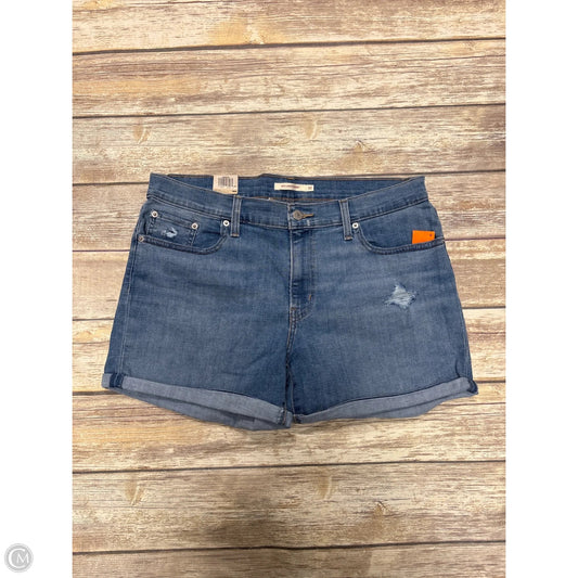 Shorts By Levis In Blue Denim, Size: 14
