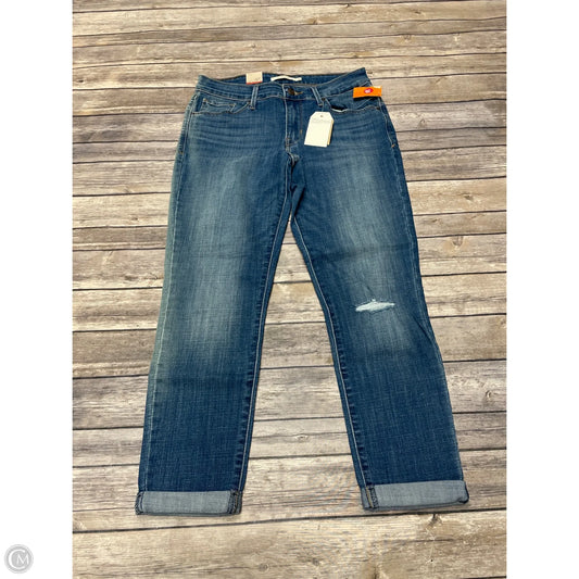 Jeans Boot Cut By Levis In Blue Denim, Size: 4