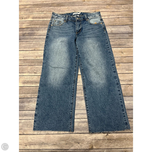 Jeans Cropped By Cme In Blue Denim, Size: 4