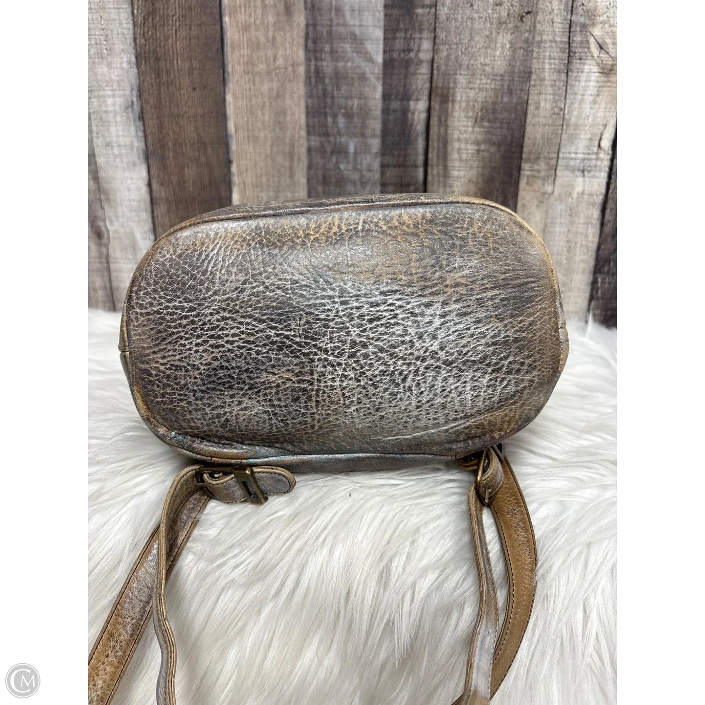 Backpack Leather By Cmb, Size: Medium