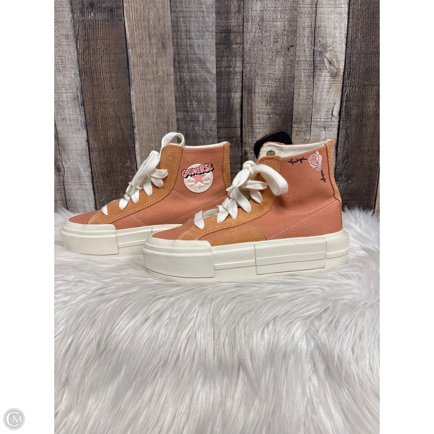 Shoes Sneakers By Converse In Peach, Size: 6