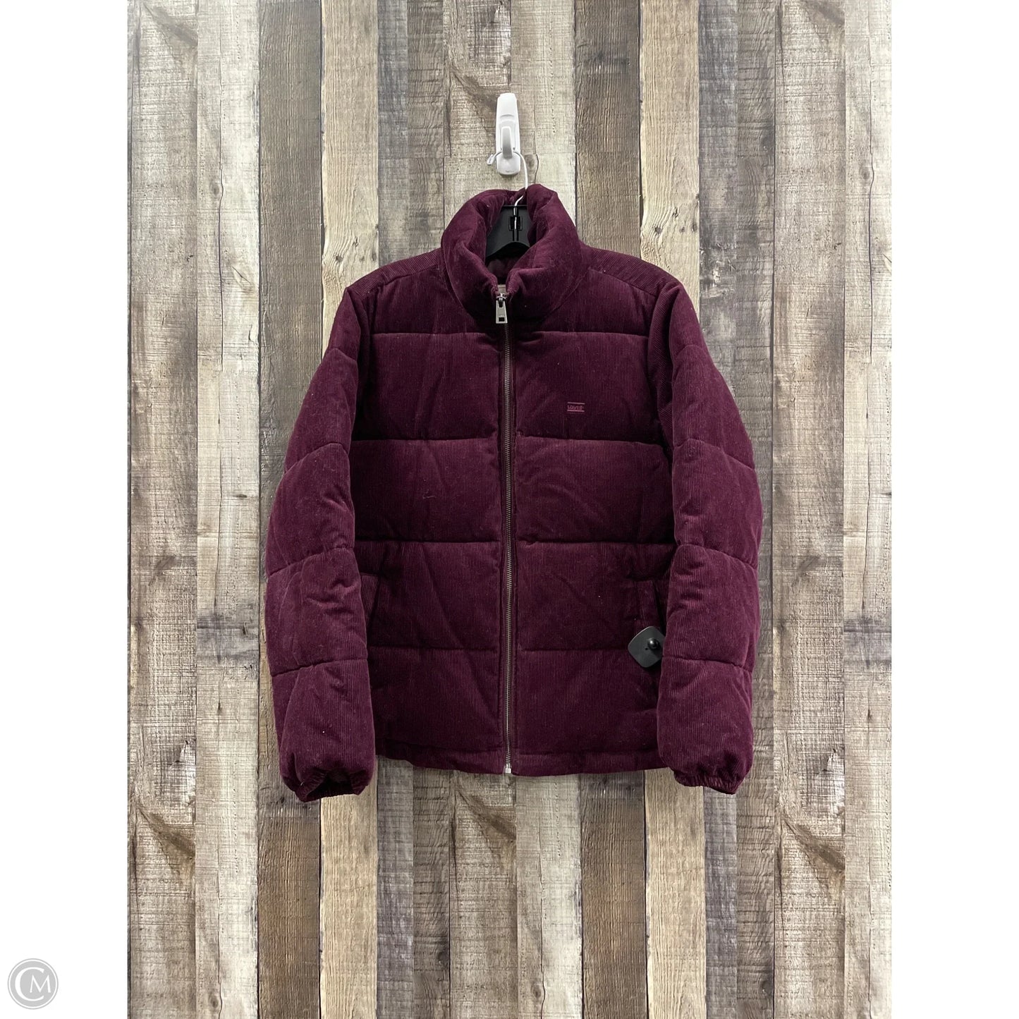 Coat Puffer & Quilted By Levis In Purple, Size: S