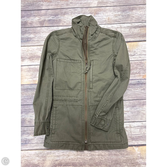Jacket Denim By Madewell In Green, Size: Xxs