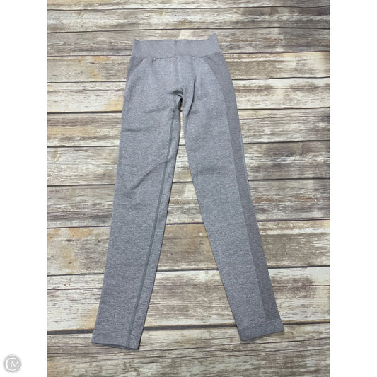 Athletic Leggings By Gym Shark In Grey, Size: Xs