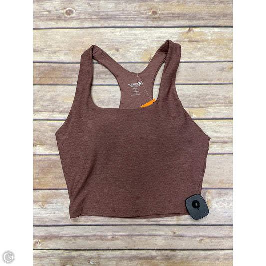 Athletic Bra By Old Navy In Brown, Size: Xs
