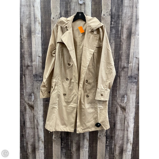 Jacket Windbreaker By Cme In Tan, Size: S
