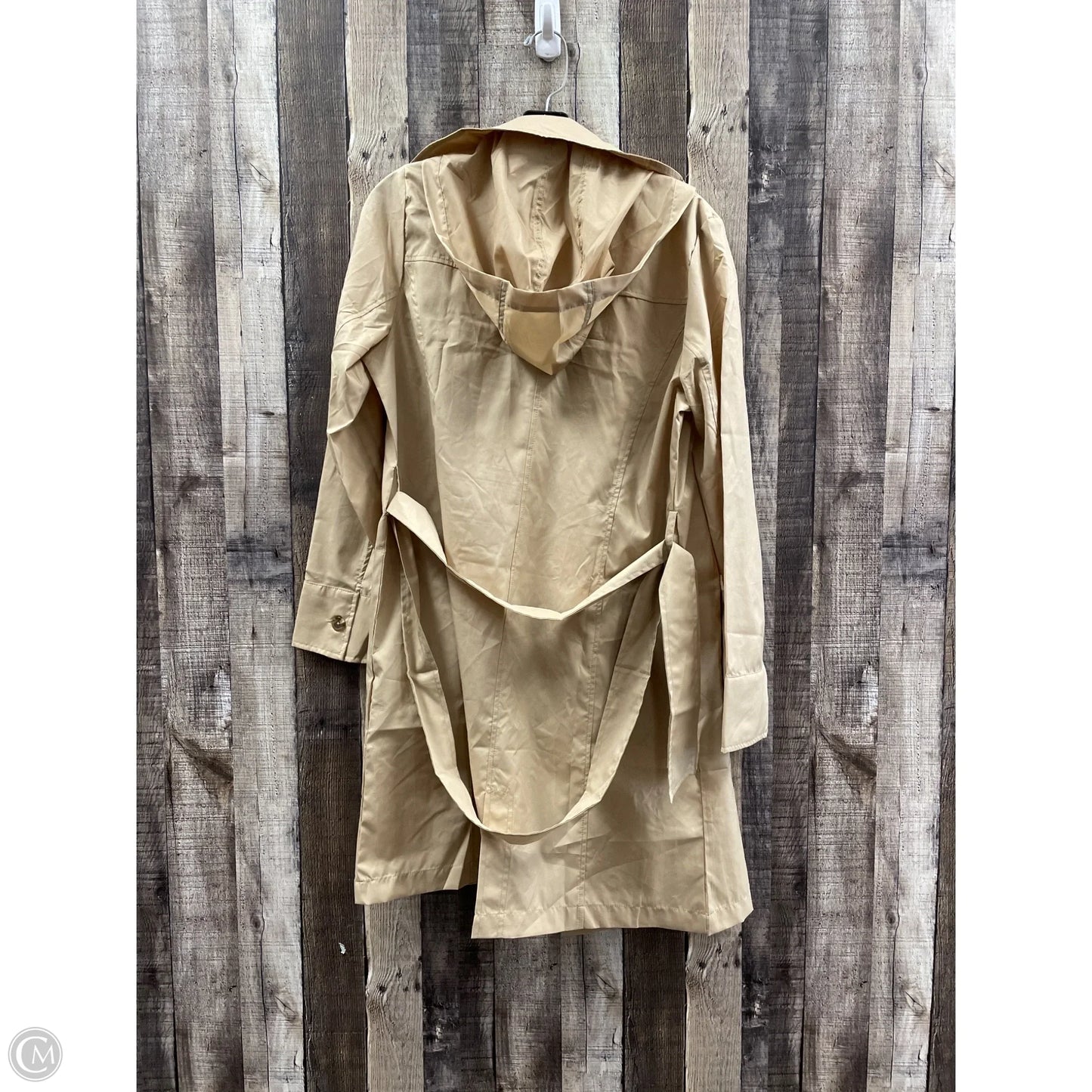 Jacket Windbreaker By Cme In Tan, Size: S