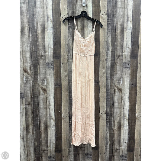 Dress Casual Maxi By Forever 21 In Peach, Size: S