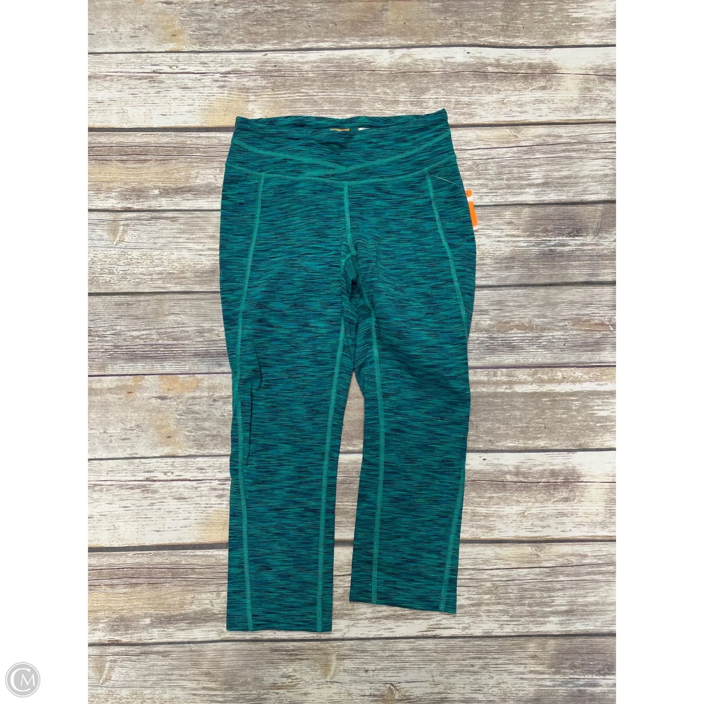 Athletic Capris By Lucy In Aqua, Size: Xs