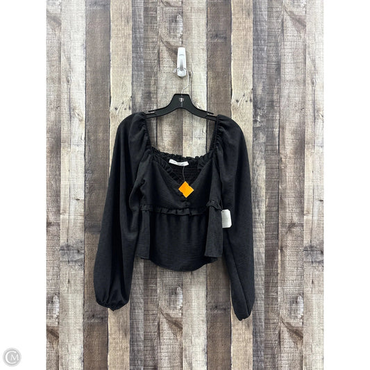 Top Long Sleeve By Altard State In Black, Size: M