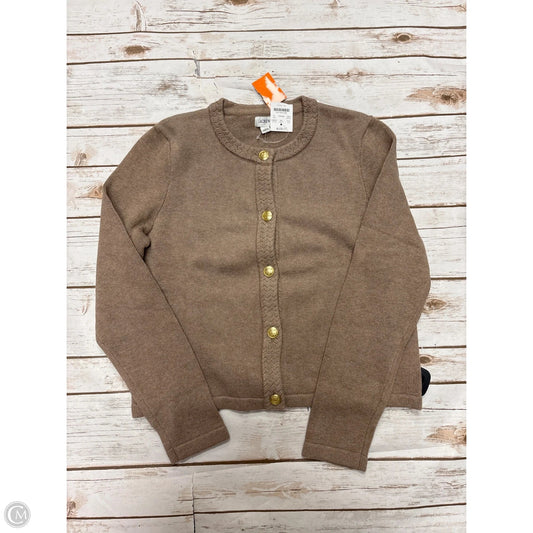 Sweater Cardigan By J. Crew In Tan, Size: S