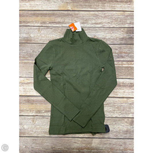 Top Long Sleeve By J. Crew In Green, Size: Xs