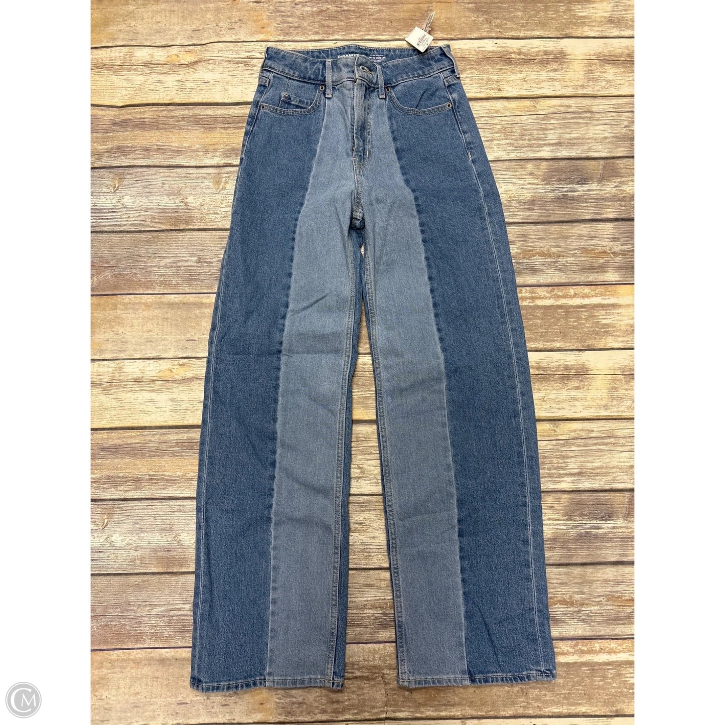 Jeans Wide Leg By Old Navy In Blue Denim, Size: 0