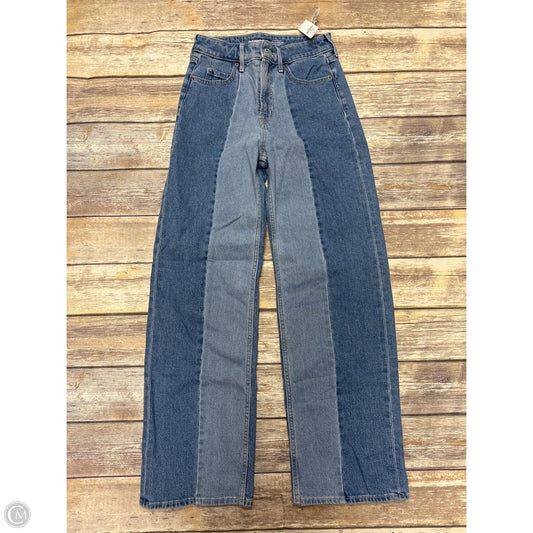 Jeans Wide Leg By Old Navy In Blue Denim, Size: 0