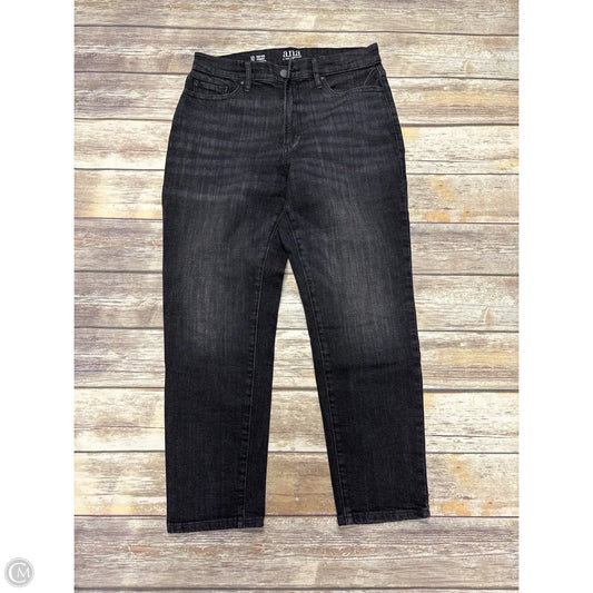 Jeans Straight By Ana In Black Denim, Size: 10