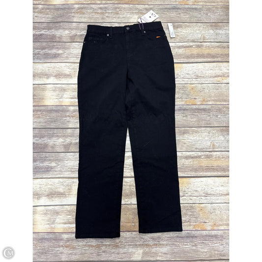 Jeans Straight By Gloria Vanderbilt In Black Denim, Size: 8