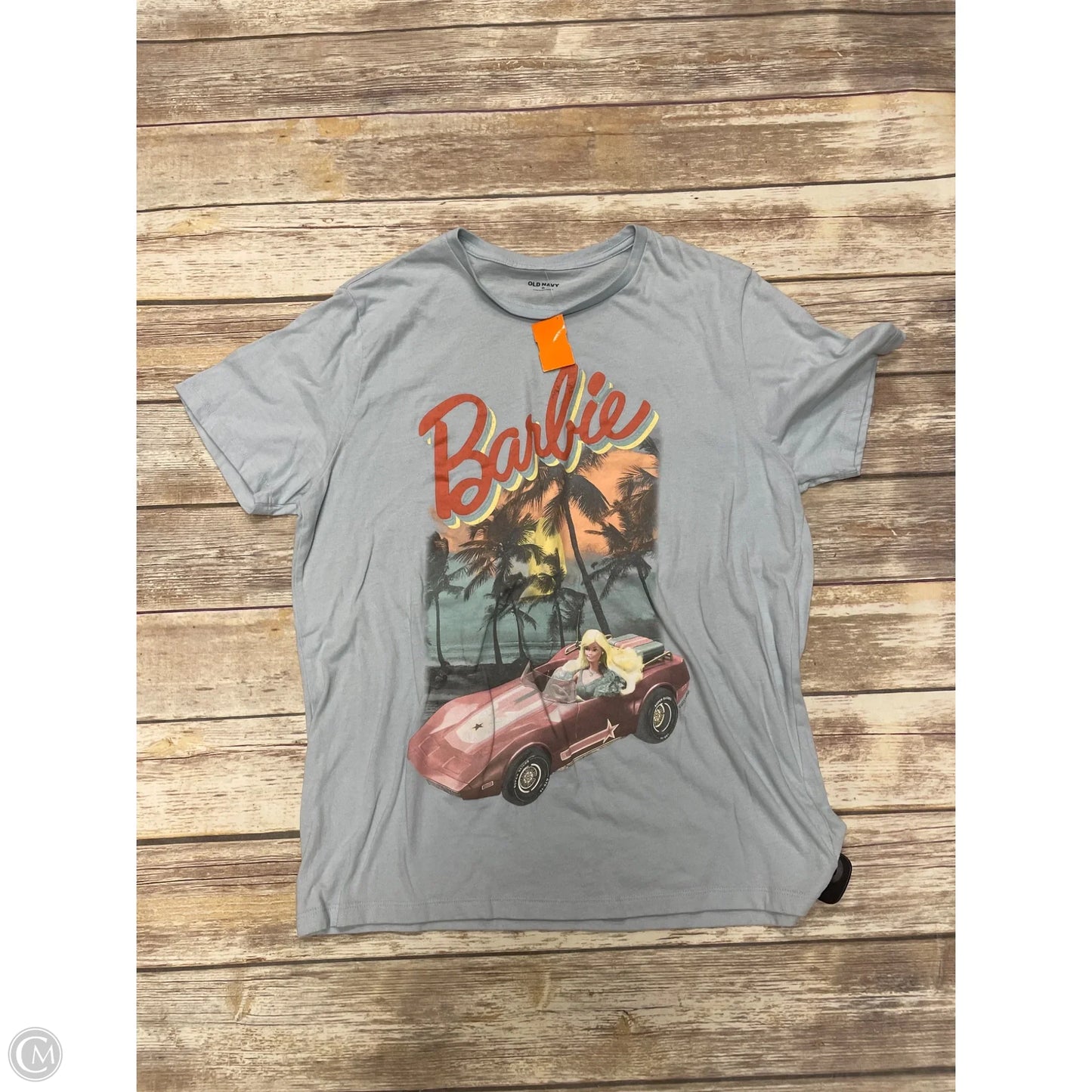 Top Short Sleeve Basic By Old Navy In Blue, Size: Xl