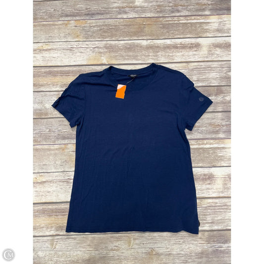 Top Short Sleeve By Allbirds In Navy, Size: Xl