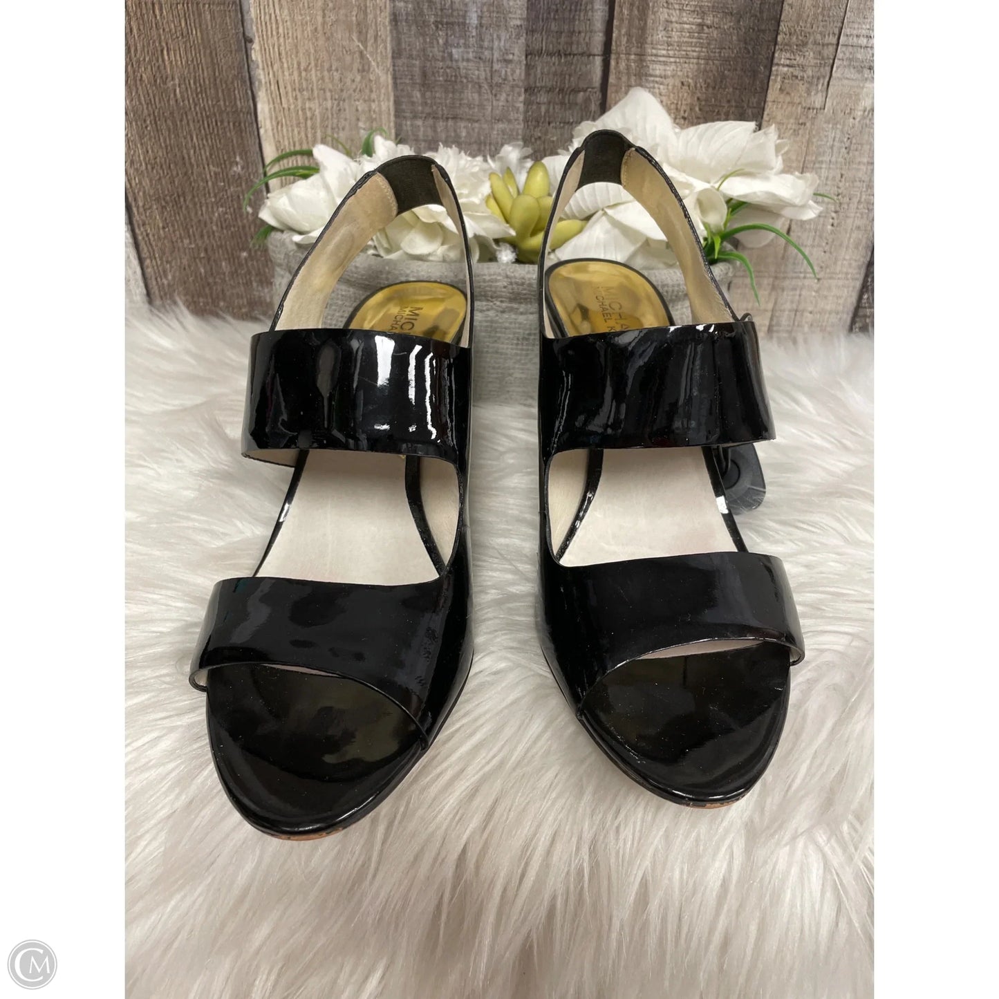 Sandals Designer By Michael Kors In Black, Size: 10