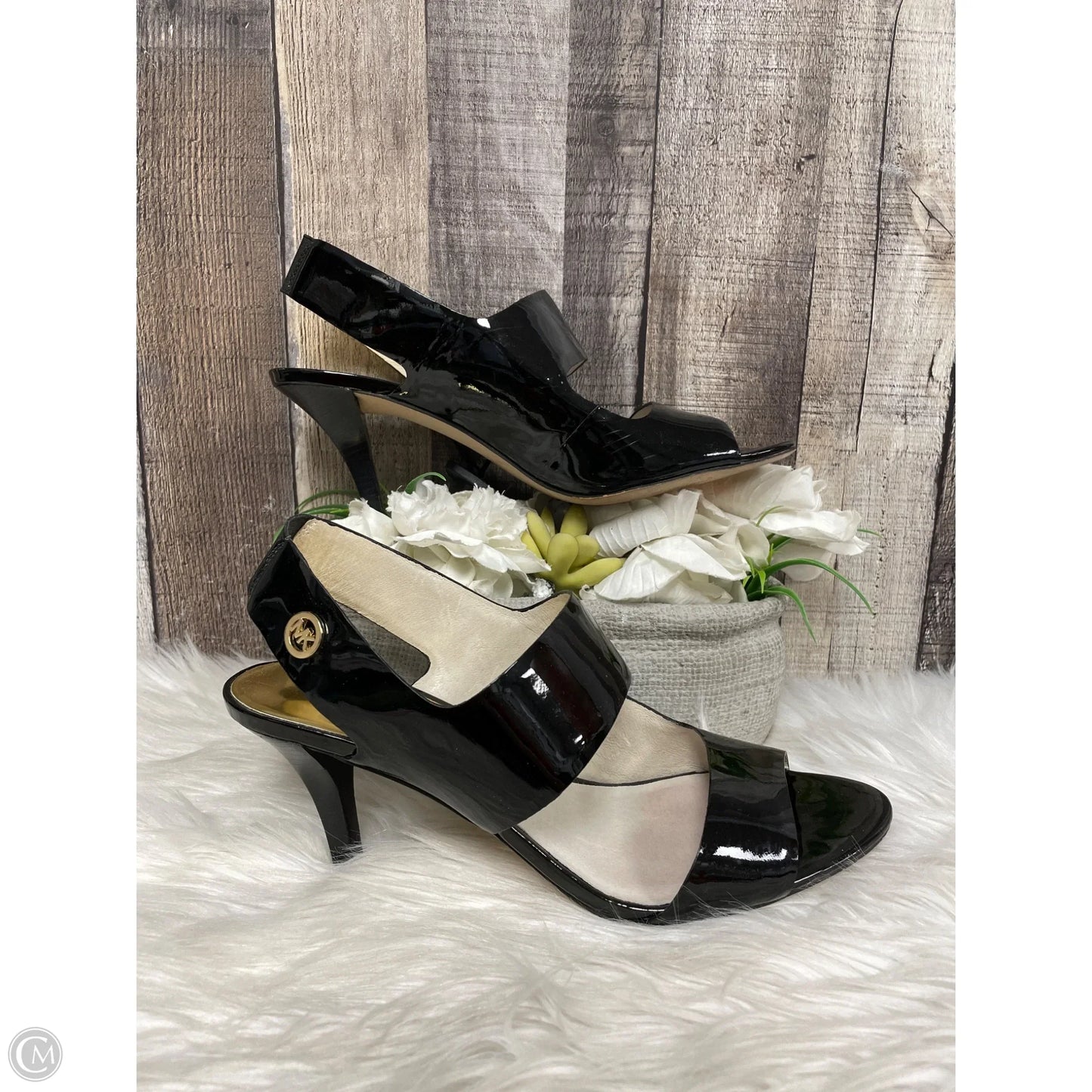 Sandals Designer By Michael Kors In Black, Size: 10