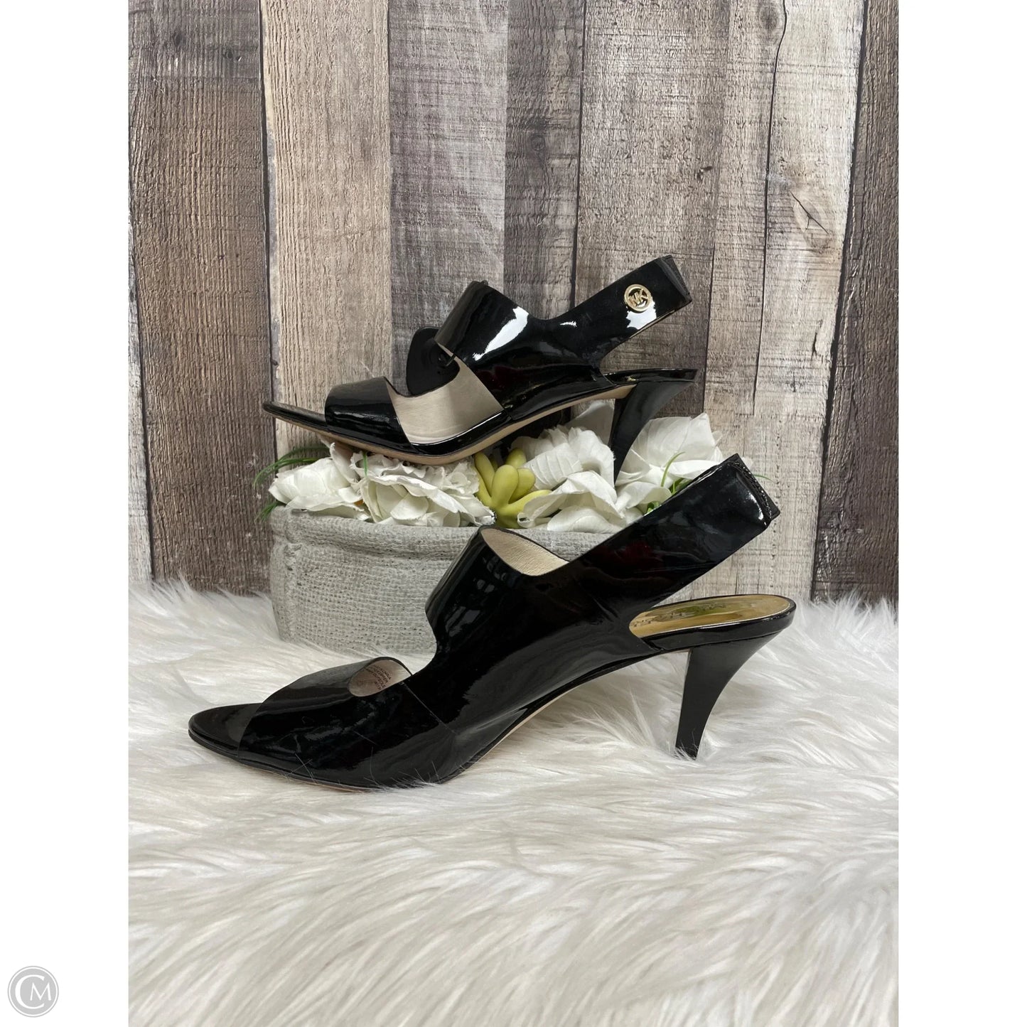 Sandals Designer By Michael Kors In Black, Size: 10