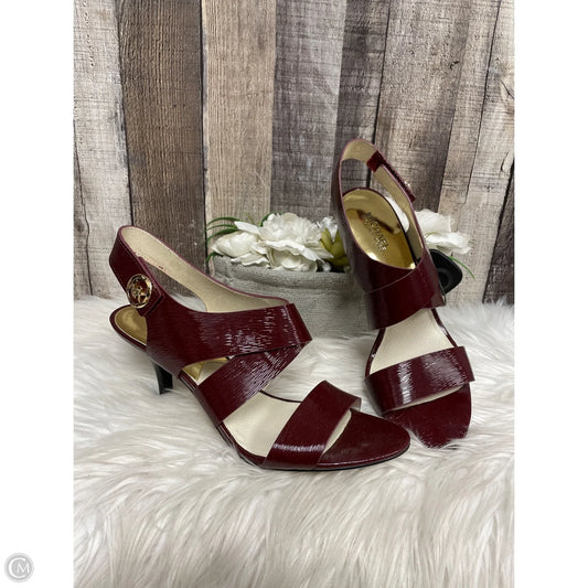 Sandals Designer By Michael Kors In Brown, Size: 10