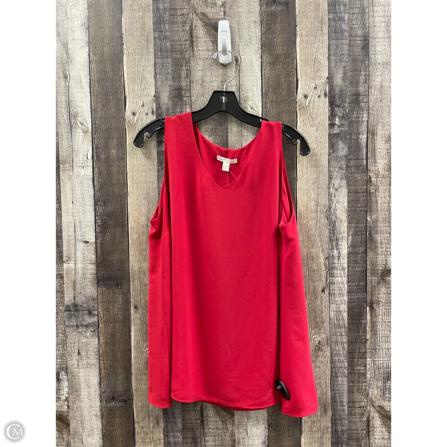 Top Sleeveless By Cato In Red, Size: Xl